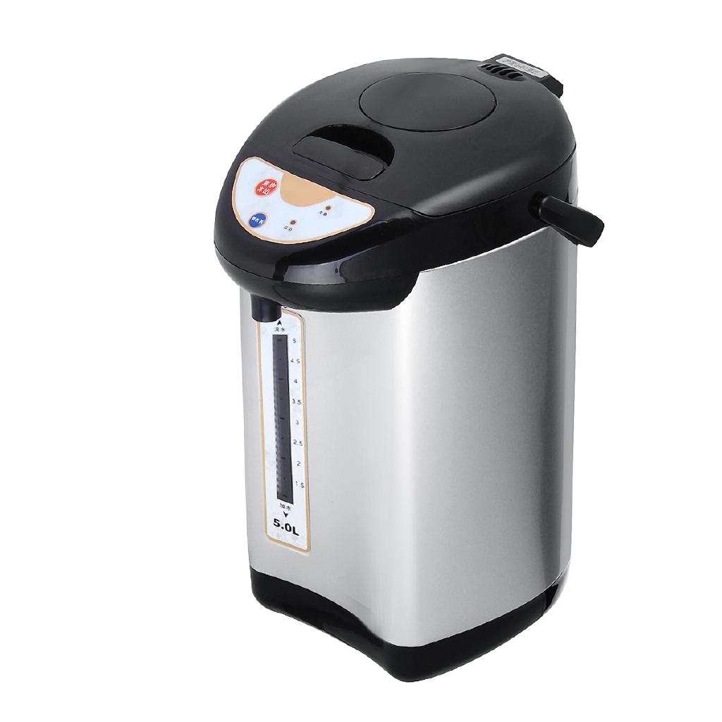 Проводной электрочайник из нержавеющей стали 304, кипятильник и подогреватель воды, защита от выкипания, автоматическое отключение, нагрев, большая емкость 750 Вт 5 л