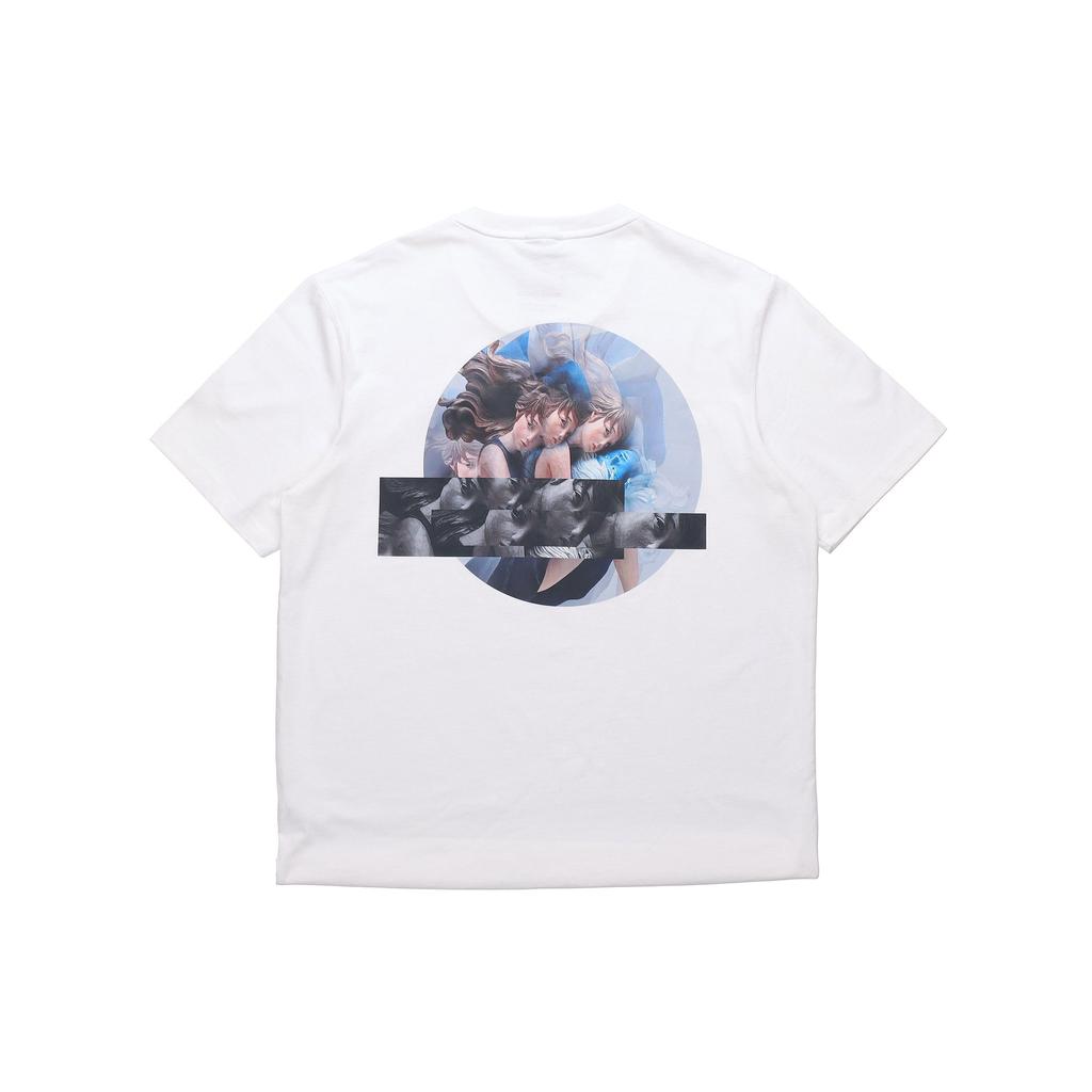Adidas Мужские футболки Originals Artist Tee Ss с принтом на спине, белые HA4704