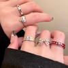 "Korean Style Versatile Design Open Ring: Retro High-End Index Finger Ring for Women"