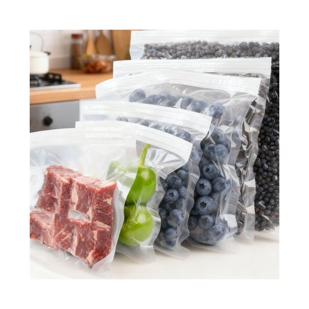 30PCS Vacuum Sealer Bags Vacuum Food Zipper Bag Reusable Sealing Pump Storage Bag Household Meat Food Fresh-Keeping Bag