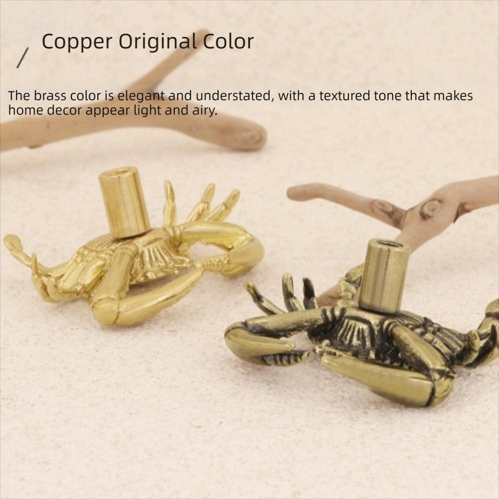 Hardware Brass Cabinet Pulls Luxury Closet Door Knobs Vintage Crab Design Drawer Handles  Kitchen