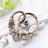 New Women's Floral Rattan Brooch Antique Gold Multi-color Resin Floral Brooch Ladies Royal Jewelry
