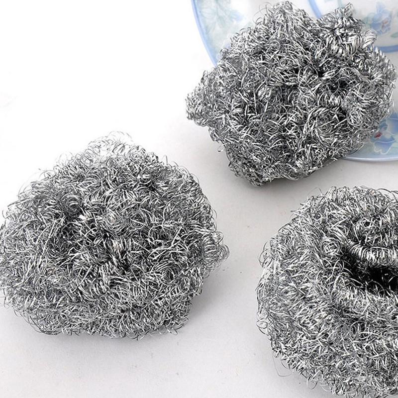 Модная щетка унисекс из стальной проволоки с шариками кухонные чистящие инструменты в горшках, мисках, 6 щеток для чистки, аксессуары для ванной комнаты, дом