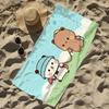 DUDU BUBU Кавайное полотенце  Бассейн Пляжное полотенце Портативное Быстросохнущее Песок На открытом воздухе Путешествие Пляжное одеяло Тонкий Коврик Банное полотенце