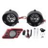 Motorcycle Bluetooth Speaker Anti Theft Alarm Handsfree Call Voice Navigation Waterproof Stereo