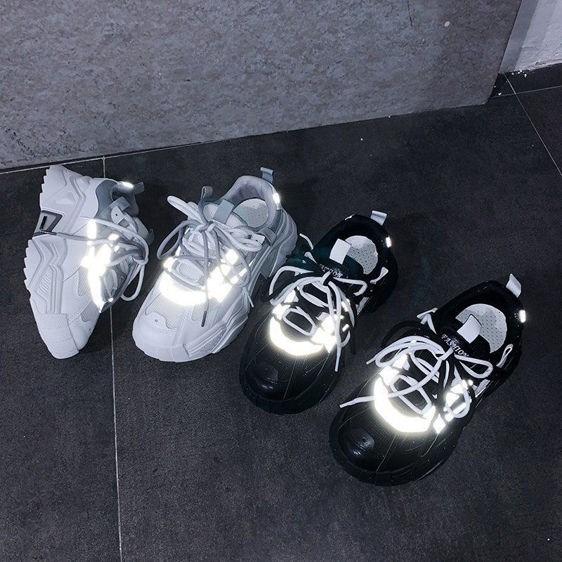 Женские кроссовки на толстой подошве, вулканизированная обувь на платформе, модные дышащие повседневные кроссовки для женщин Femaledf4