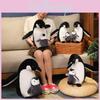 Adorable Mother And Baby Penguin Plush Toy Doll Soft Cushion For Kids Gifts