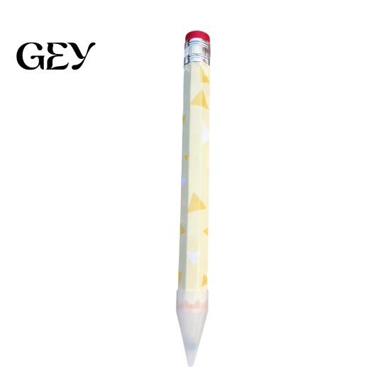 Fun Stationery Accessory Giant Pencil, Extra Large Writable with Colorful Pencil Pattern Printed, Oversized for School Office Supplies Gift