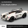 1/22 Ford Shelby Cobra Реплика Литой Модель Автомобиля Кабриолет Ретро Коллекция Классический Автомобиль Игрушечная Машина Подарок Мальчику на Праздник День Рождения