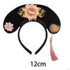 Китайский головной убор, древняя заколка для волос, украшение, повязка на голову принцессы, повязка Цин