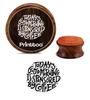 Printtoo Today's Good Morning Is Sponsored By Coffee Text Round Wooden Rubber Stamp-2