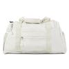 Large ecru sports travel training bag, hand luggage, tourist bag