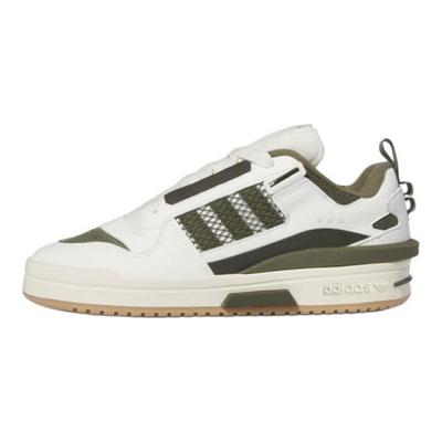 Оригинальные кроссовки Originals Forum Fashion с низким верхом, унисекс, белые/зеленые, IG3763