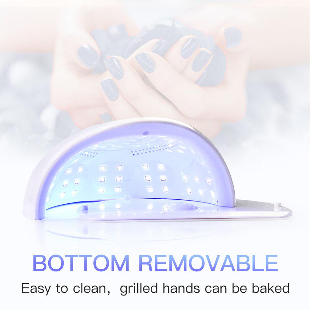 168 Вт УФ светодиодная лампа для сушки ногтей, две руки, ледяная лампа, 42 светодиода для маникюра, гелевая лампа для сушки ногтей, лампа для сушки гелевого лака