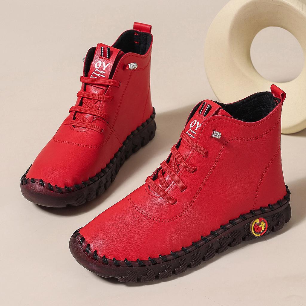 Женская обувь удобная и дышащая, обувь с высоким верхом, весенне-летняя ручной работы с мягкой подошвой