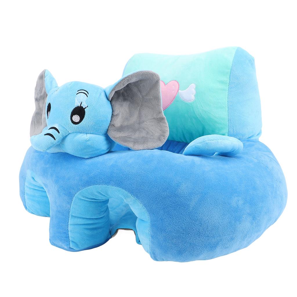 Infant Support Seat Sofa Soft Animal Shaped Cute Learning Sitting Chair Infant Sit Up Chair Toddler Floor Seat