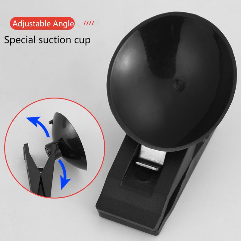 1 Pair Car Interior Window Clip Mount Black Suction Cap Clip Plastic Sucker Removable Holder For Sunshade Curtain Towel Ticket