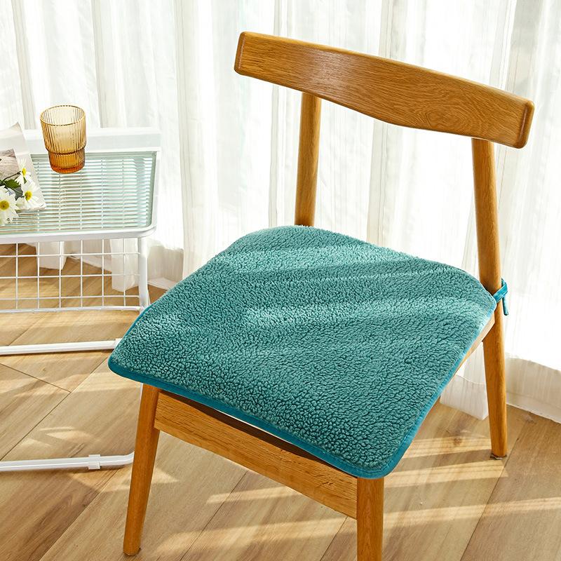 Chair Cushion Pad Nonslip Seat Pad Soft Plush Cushion Thick Computer Chair Cushion Cover Folding Pad for Car Home Office Dining Room Kitchen Desk