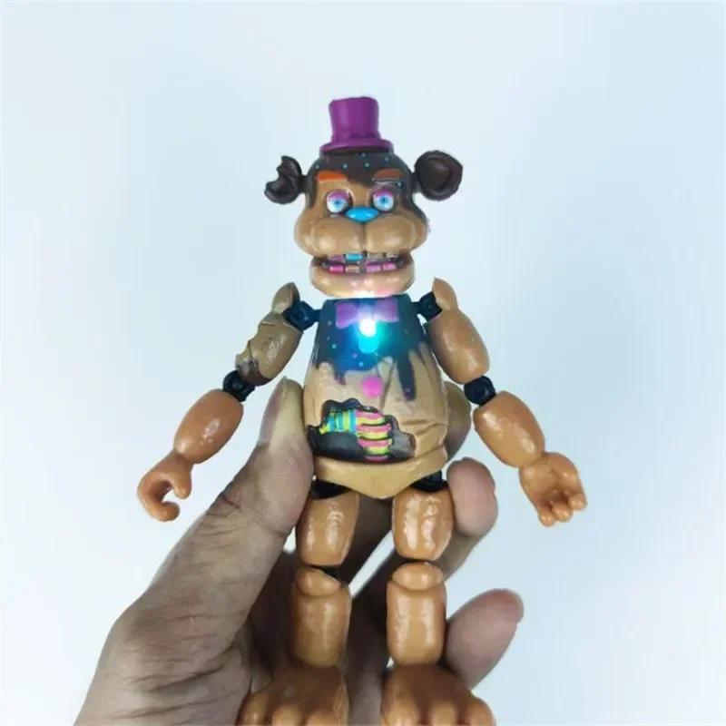 5-6 шт./комплект Фигурки FNAF Security Breach, шарнирные, подвижные, съемные, Бонни, Фокси, Медведь Фредди, Куклы, Игрушки