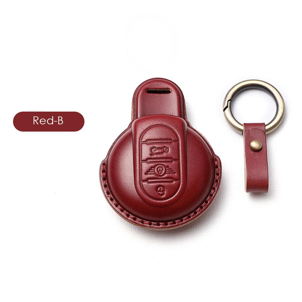 Кожаный чехол для автомобильного ключа для BMW MINI COOPER S ONE JCW F54 F55 F56 F57 F60 CLUBMAN COUNTRYMAN держатель для дистанционного брелока чехол для ключей