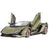 Масштаб 1/18 Lamborghini SIAN FPK63 Supercar Модель автомобиля Литой сплав Игрушки для мальчиков Машины Литые игрушки Коллекционные детские машины