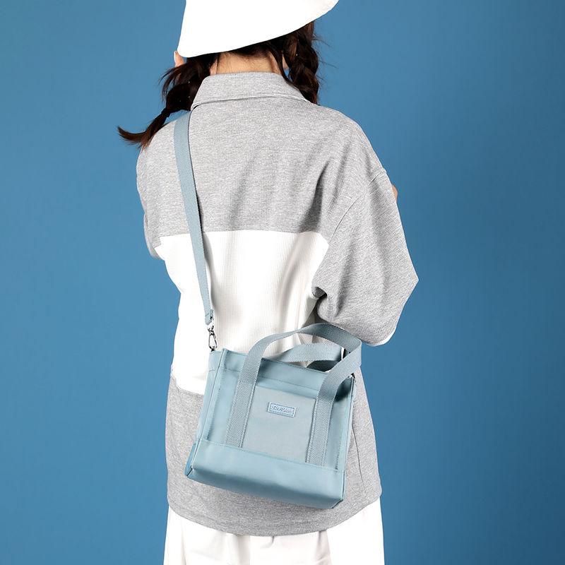 Маленькая женская большая сумка на молнии, холщовая женская сумка, холщовая маленькая сумка для покупок, портативная маленькая сумка для хранения книг для девочек