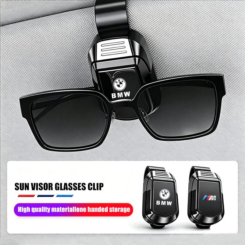 CTCE1 For BMW M E36 E39 E46 E60 E70 E90 E91 E92 F10 F40 G01 X1X3X5 Car Visor Glasses Clip Eyeglasses Hanger Sunglasses Holder /Sticker