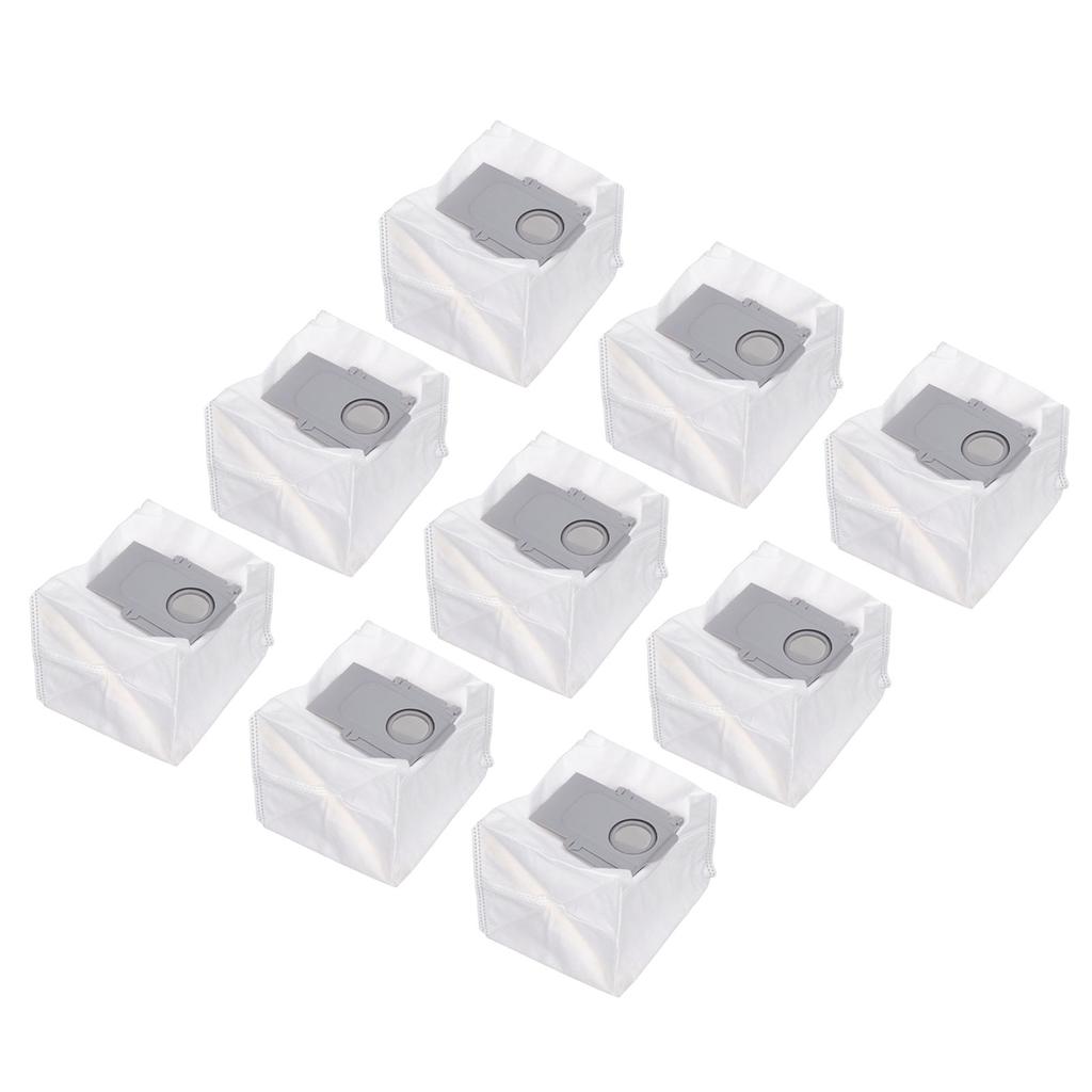 9pcs Robot Cleaner Dust Bag Disposable Dust Collection Bag for Roborock G10S G10S PRO T8 T8 PLUS Q7
