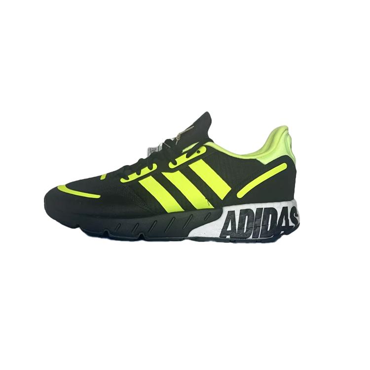 adidas Zx 1K Boost 'Bold Logo Graphic - Black Solar Yellow' FY3632