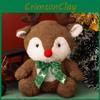 Deer Bell Candle Gingerbread Man And Santa Claus Plush Toy For Gift Christmas
