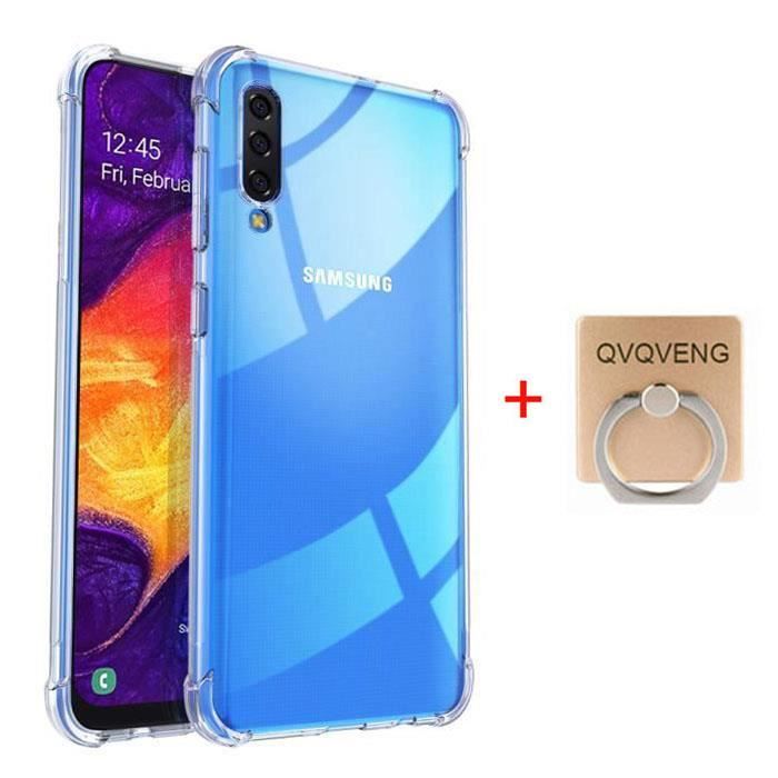 Case - Samsung - Galaxy A50 - Transparent - Shockproof - Silicone