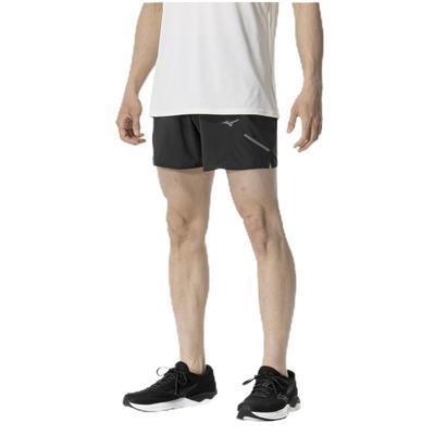 Черные брюки для бега, Dry Stretch, Светоотражающие, Влагоотводящие, Быстросохнущие, Эластичные, С принтом, J2MBB005, Мужские,