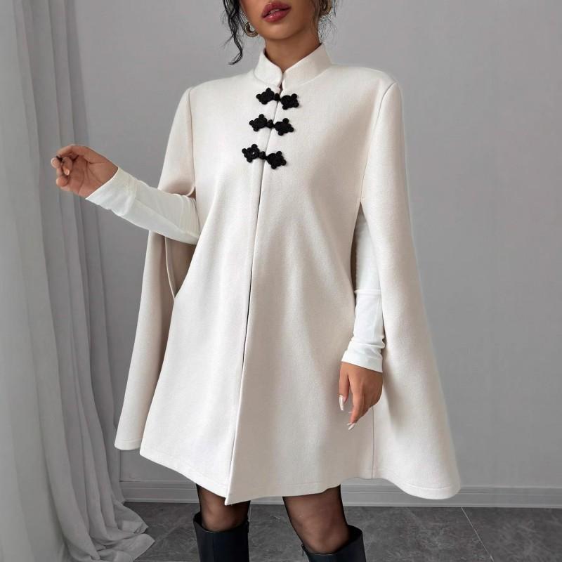Womens Wool Blend Coat 2026 Fashion Warm Versatile Top Street Style