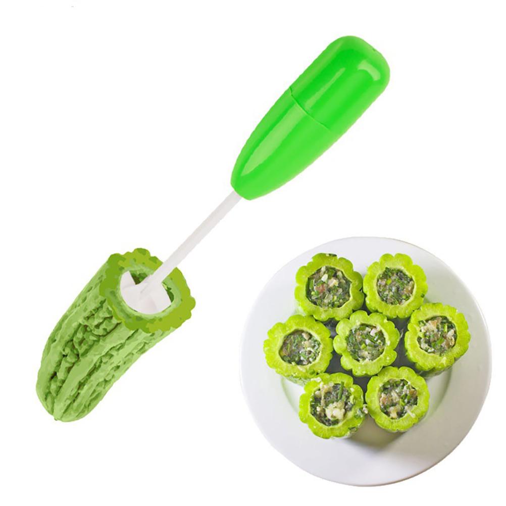 4PCS/Set Veggie Corkscrew Replaceable Vegetable Spiral Cutter Digging Tool with Replaceable Head