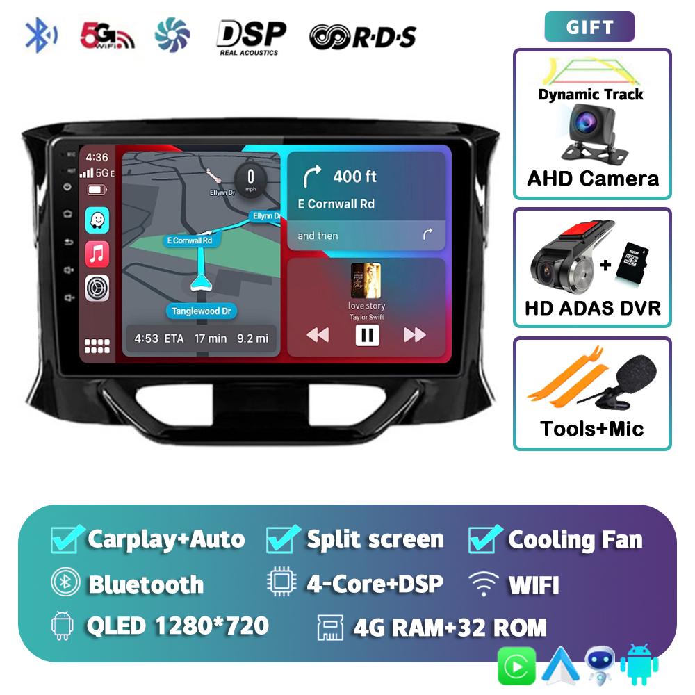 Android 14 Carplay Auto WIFI+4G Car Radio For LADA Xray X ray 2015-2019 Multimedia Video Player Navigation GPS Stereo 2din DVD