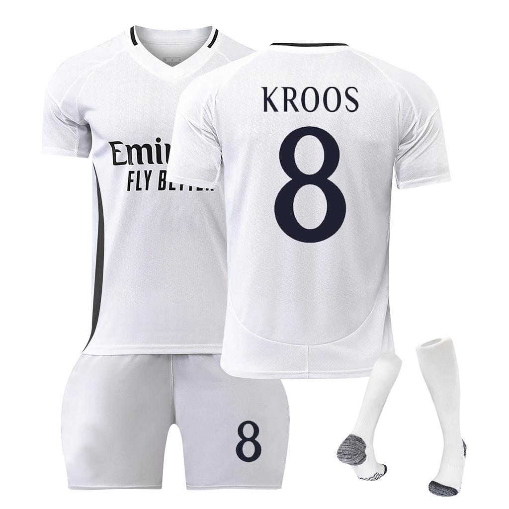 2425Джерси Реал Мадрид, комплект спортивной формы, комплект футбольного тренировочного костюма