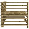 Garden Corner Sofa Set 2 pcs Pressure Treated Pine Wood