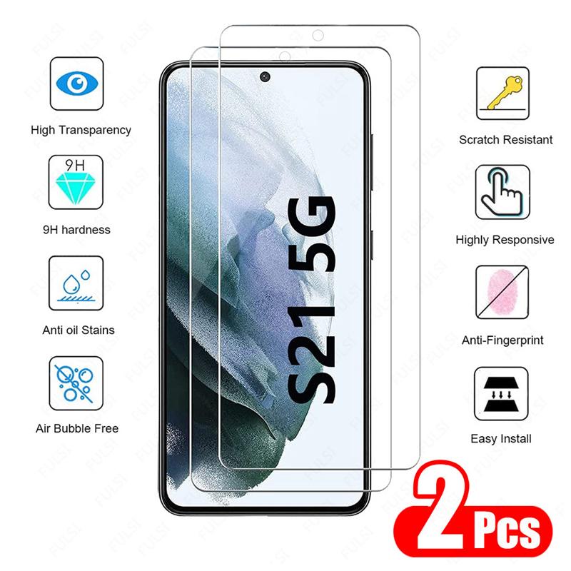 Full HD Clear Tempered Glass Protector For Samsung S21 FE 5G Transparent Screen Protective Film S21FE 5G