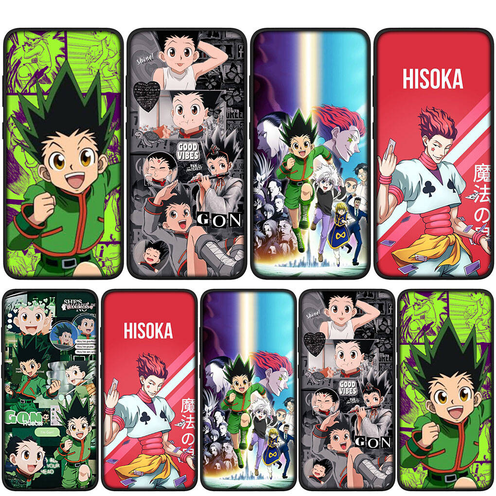 for Samsung Galaxy S25 S24 S23 iPhone 17 16 15 Xiaomi Redmi Note 14 13 12 11 Plus Pro Max XR Case Gon Freecss Hunter X Hunter Killua OPPO Huawei Cover