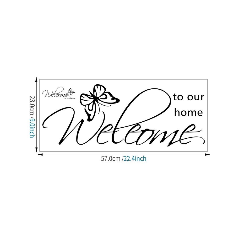 3Pcs Removable Adhesive Wall Stickers 22.44x9.06in Self Adhesive Wallpaper Bedroom Decor