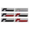 3D F Logo Sticker Tail Bumper Badge Auto Rear Trunk Emblem Accessories Fit for Golf 8th Generation High-Performance Tuning Car Custom Modification