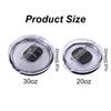 Magnetic Slider Replacement Lids 20/30 Oz Water Bottle Cap Tumbler Cover  Coffee Cup