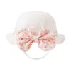 [Miki House] Hat, UV Protection, with Sunshade, 100% Cotton, with Elastic, for Girls, Baby, Kids, Children's Clothing, 12-9105-493, LL (54-56cm),