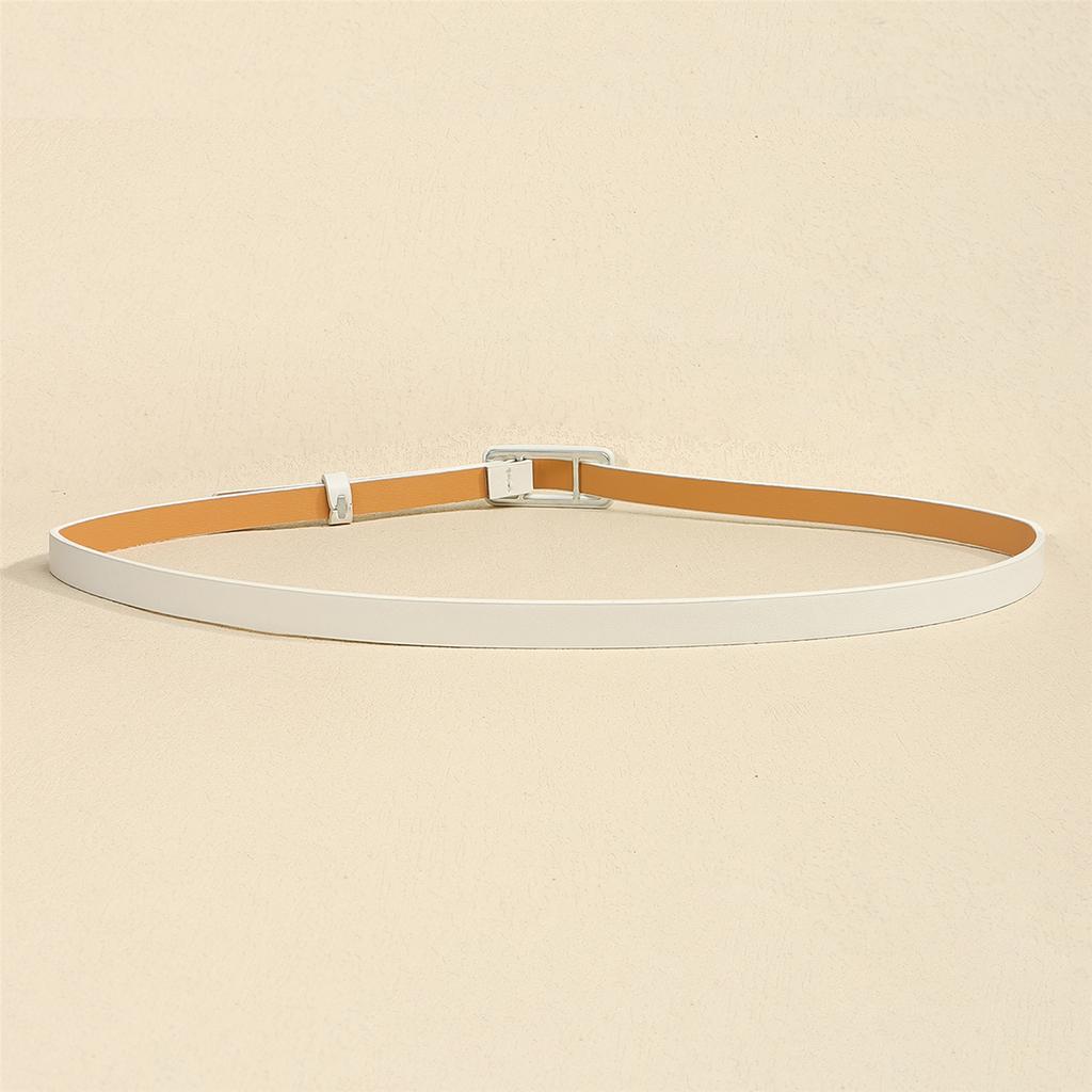 Стильный регулируемый пояс из искусственной кожи для женщин, легкий тонкий пояс для повседневного офисного дорожного наряда