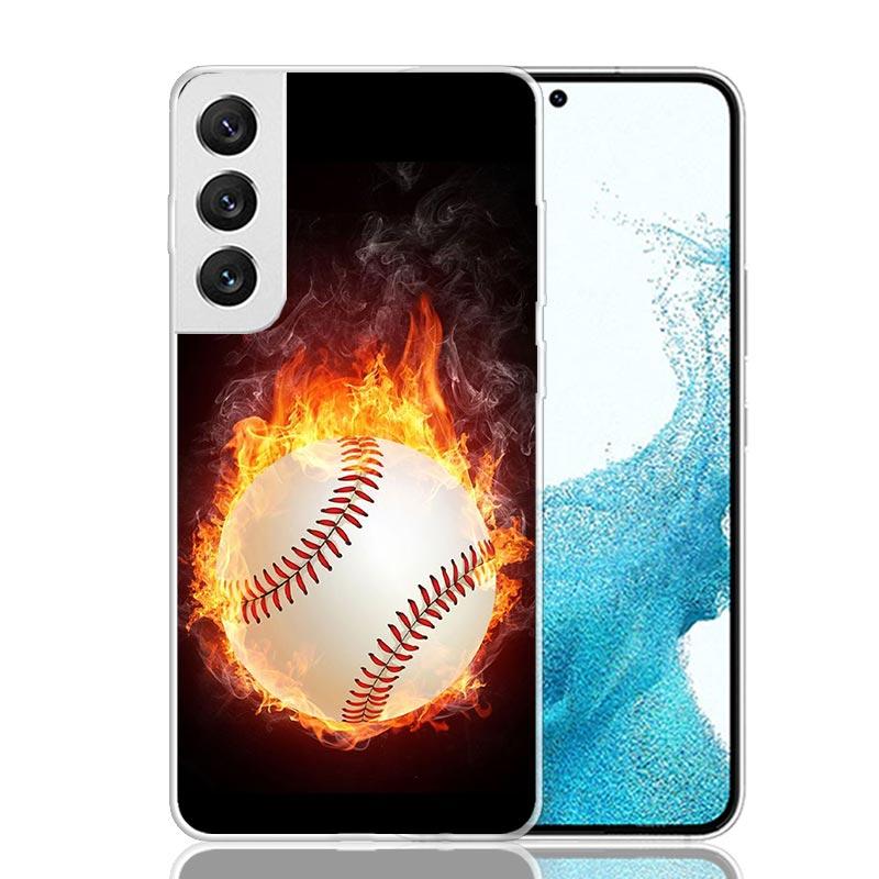 Baseball Sport Phone Case For Samsung Galaxy S26 S25 Edge S24 S23 FE S22 Ultra S21 Plus S20 + Fundas Cover Coque Galaxy S25 S24