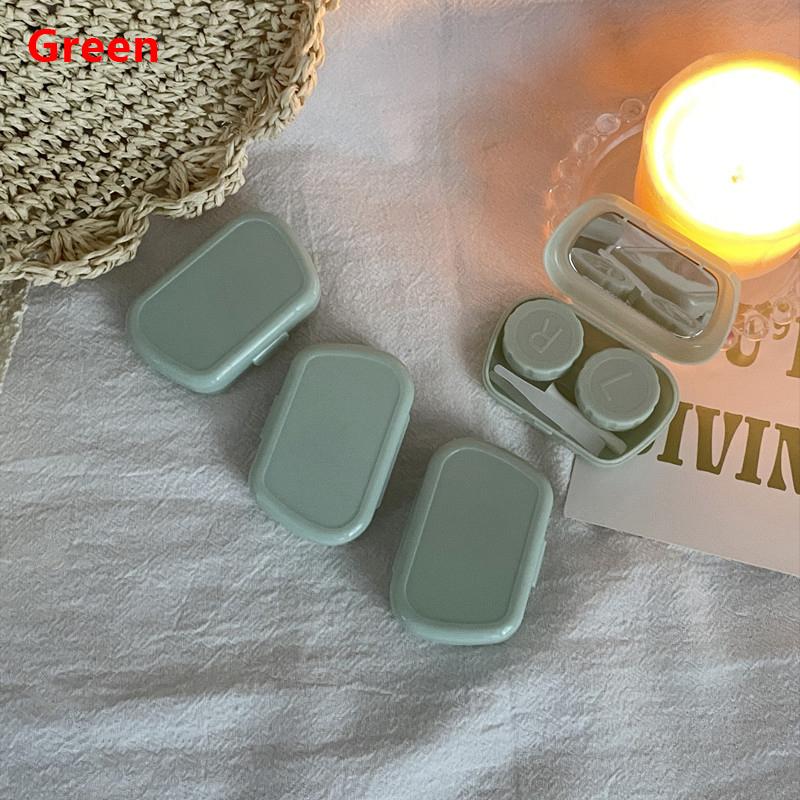 Коробка для контактных линз предотвращает утечку линзы крышка контейнер с зеркалом портативный подарок