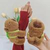 1 шт. Rytanda Capybara Clap Circle Toys Capybara Plush Hand Ring Fun Pop Circles Kids Gift Slap Snap Wrap Band Bracelet