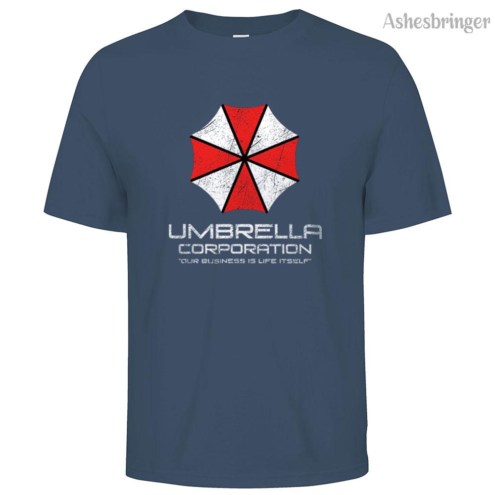 Мужская хлопковая футболка с графикой Umbrella Corporation, уличная повседневная футболка для мужчин и женщин