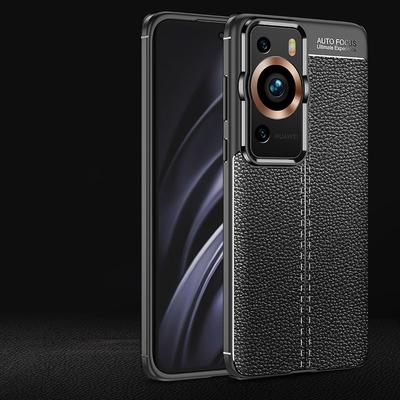 Для Huawei P60/P60 Pro Чехол для телефона из ТПУ с текстурой личи, Противоударная крышка для смартфона