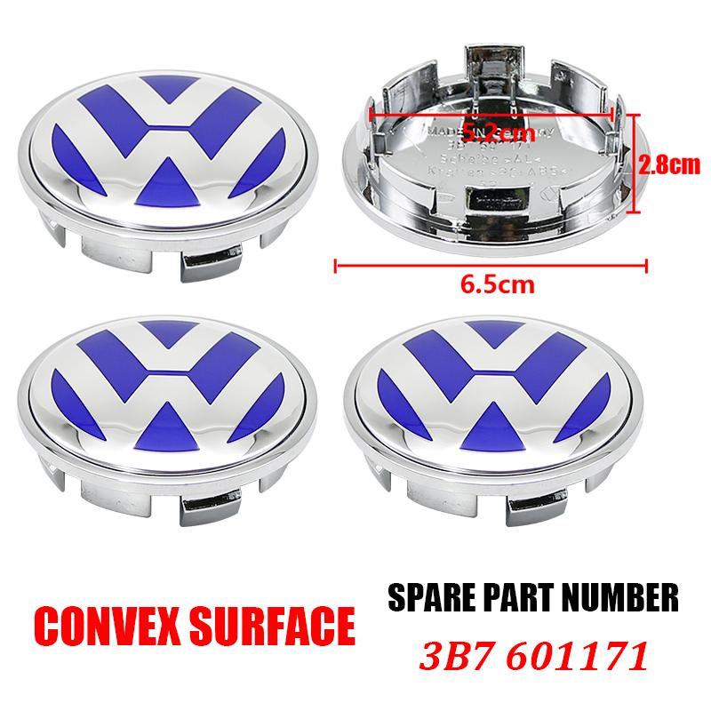 hijk1 4pcs VW Wheel Center Hub Caps 56mm 65mm 70mm Wheel Cover For Touran Golf 4 5 6 7 Polo Passat B5 B6 B7 CC 3D Premium Plus Pro Kit